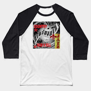 KEYBOARD MUSIC Baseball T-Shirt